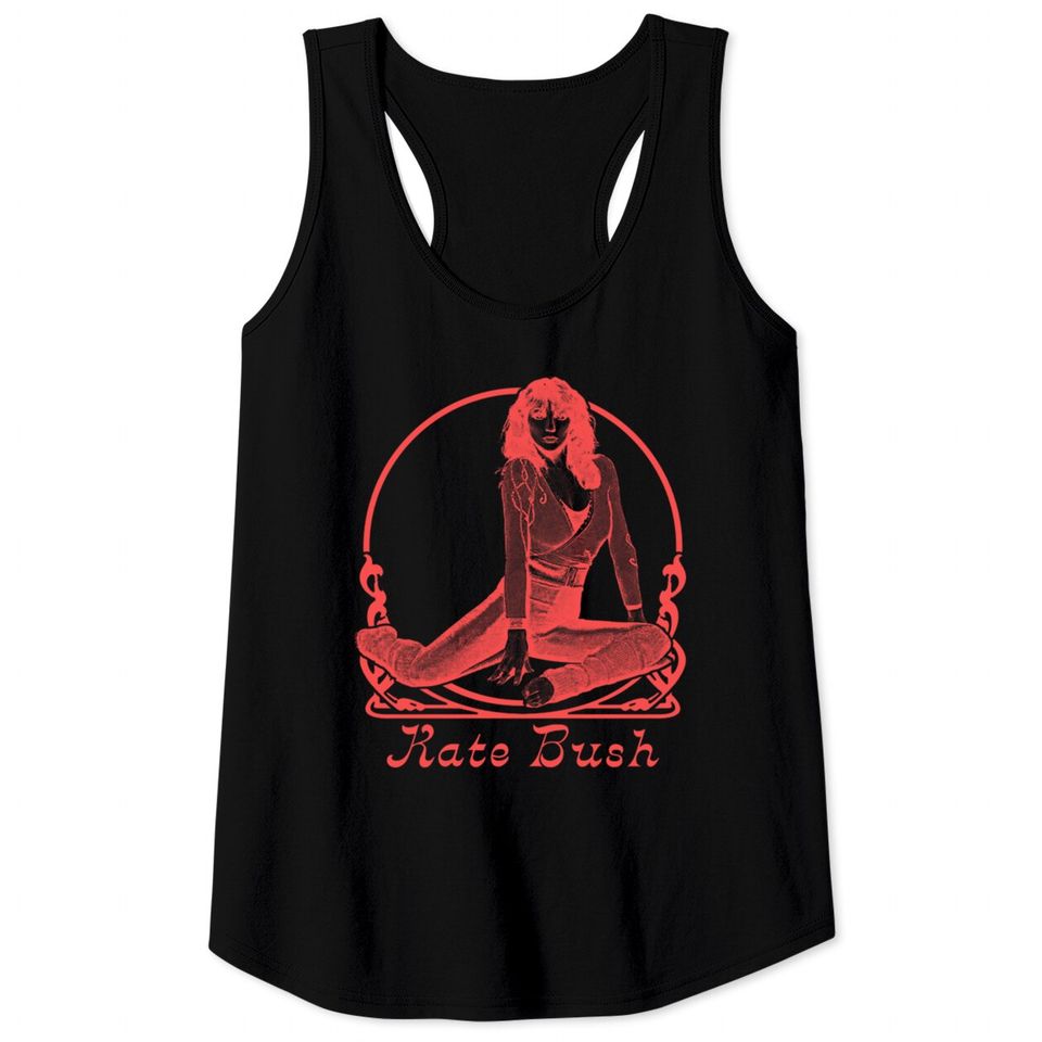 Kate Bush Retro Aesthetic Fan Art Design Tank Tops