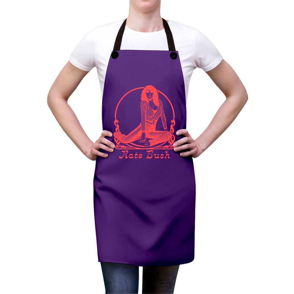 Kate Bush Retro Aesthetic Fan Art Design Aprons