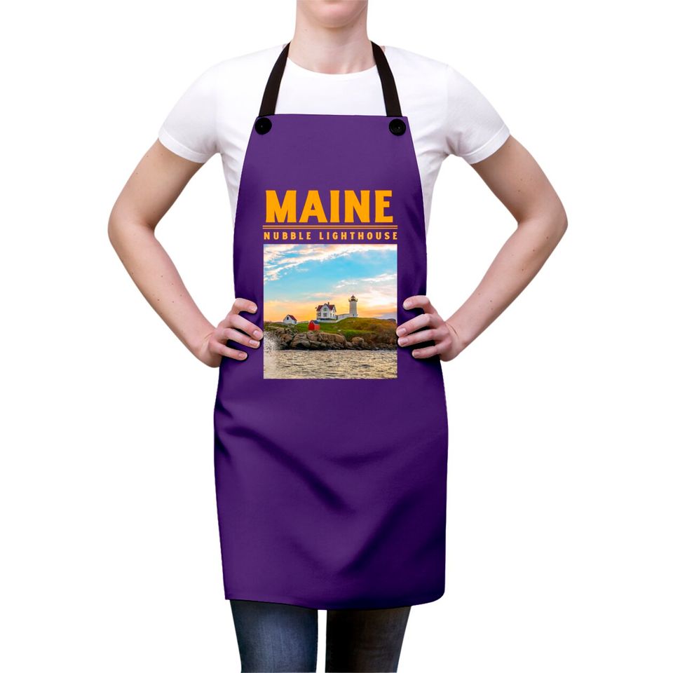 Nubble Light Maine Aprons