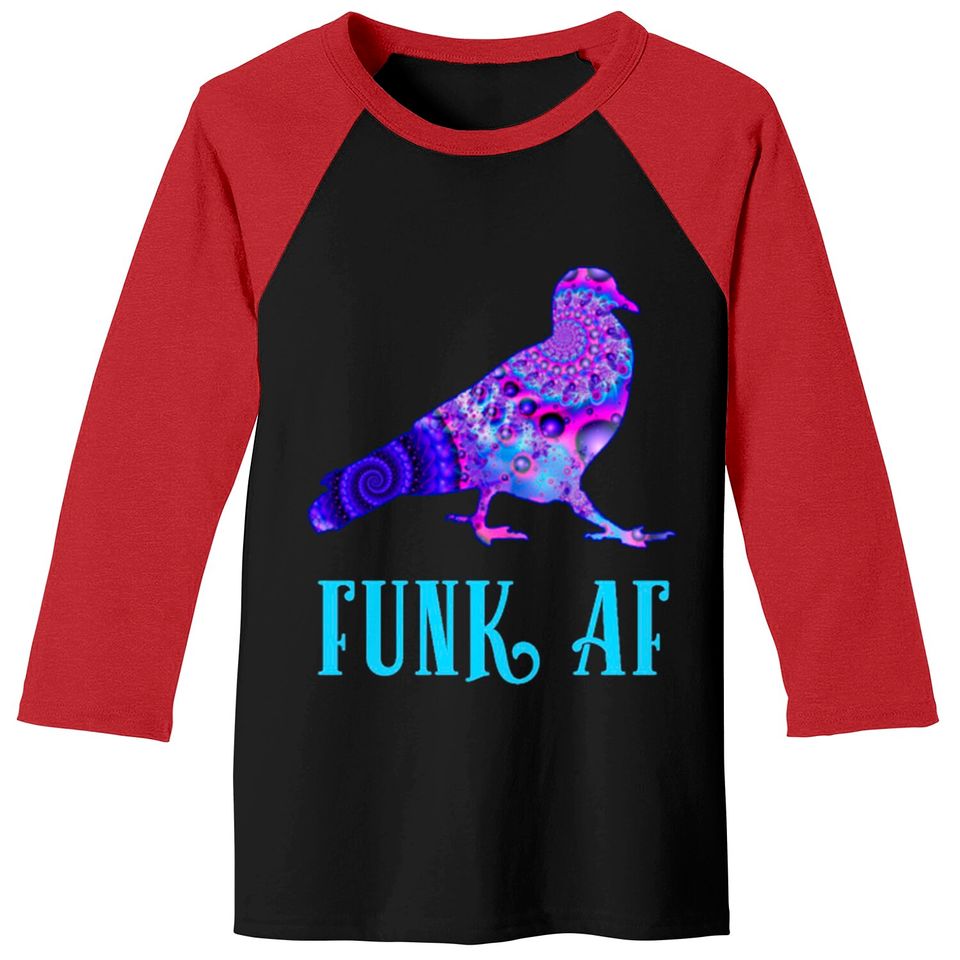 Pigeons Playing Ping Pong Funk AF PPPP Baseball Tees