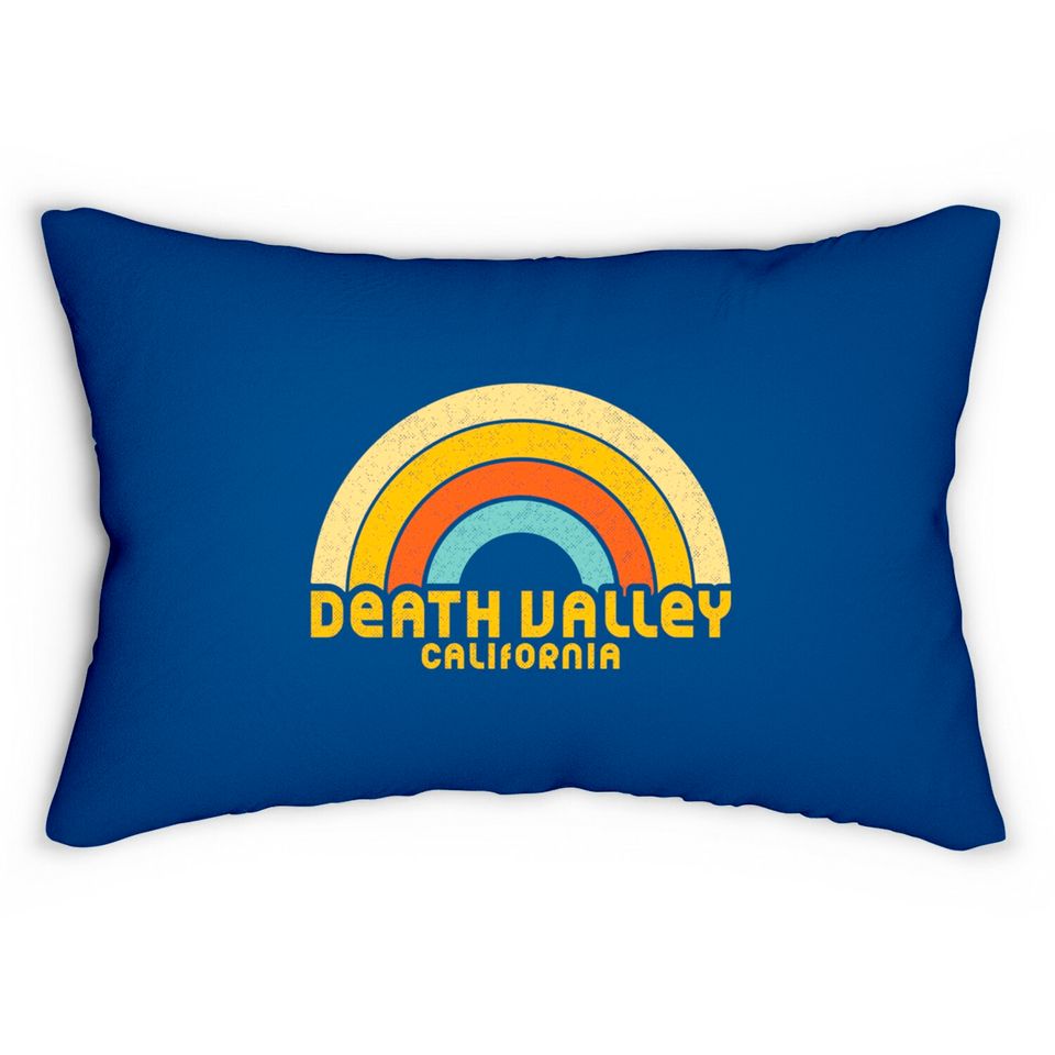 Retro Death Valley California - Death Valley California - Lumbar Pillows