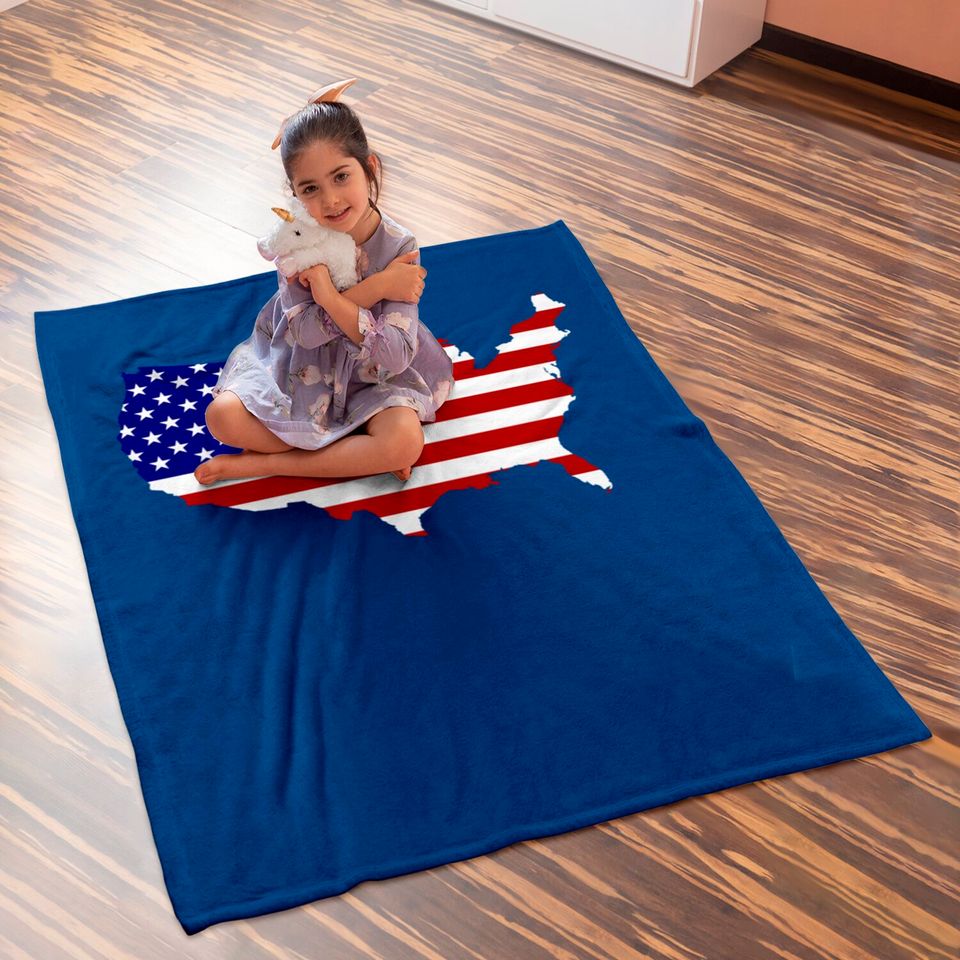 American flag 4th of july - 4th Of July - Baby Blankets