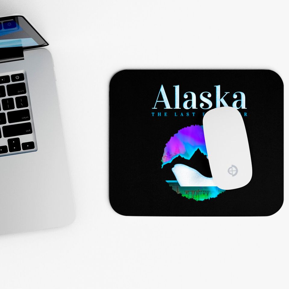 Alaska Northern Lights Orca Whale with Aurora Mouse Pads