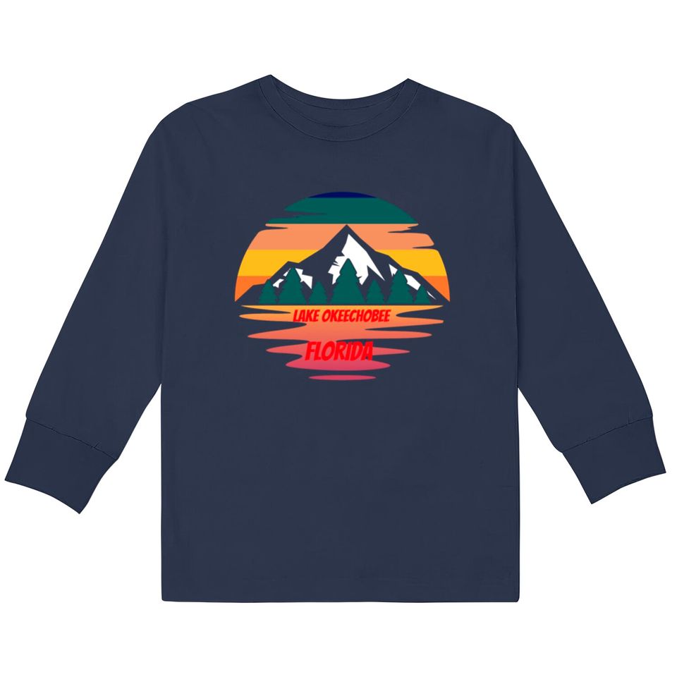 lake okeechobee for people who like lakes, vacati  Kids Long Sleeve T-Shirts