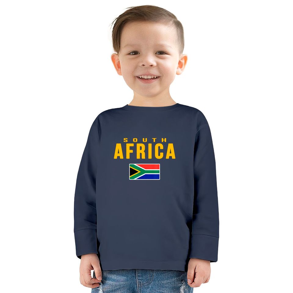 South Africa South African Flag  Kids Long Sleeve T-Shirts
