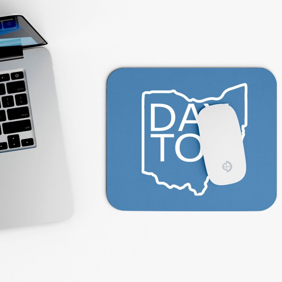 Dayton Ohio Outline Mouse Pads