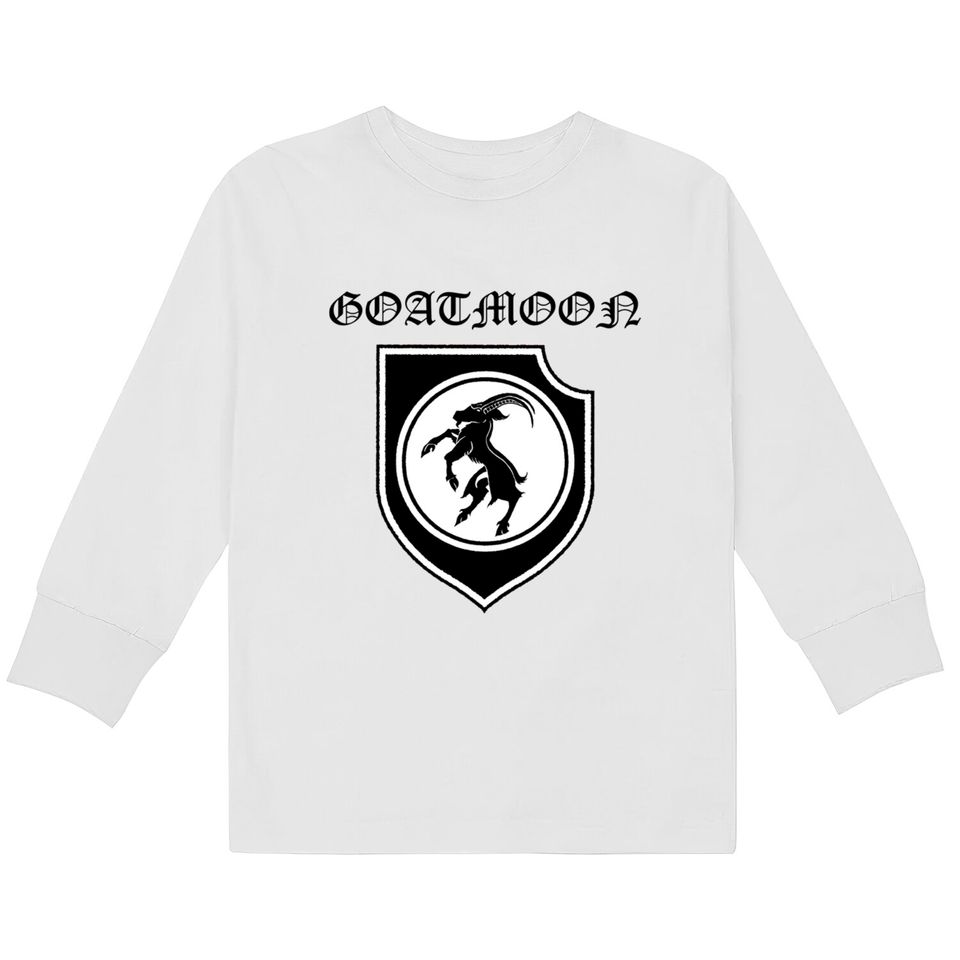 Goatmoon Goat Black Metal - Goatmoon -  Kids Long Sleeve T-Shirts