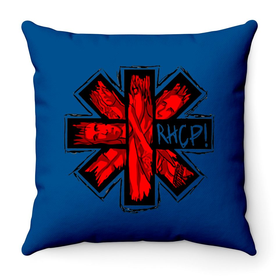 Red Hot Chili Peppers Band Vintage Inspired Throw Pillows