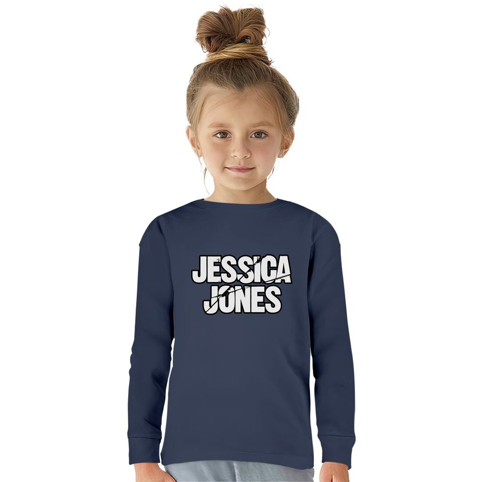 Jessica Jones Logo  Kids Long Sleeve T-Shirts