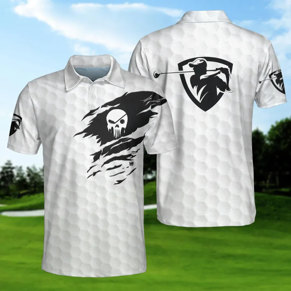 The Golf Skull Golf Polo Shirt