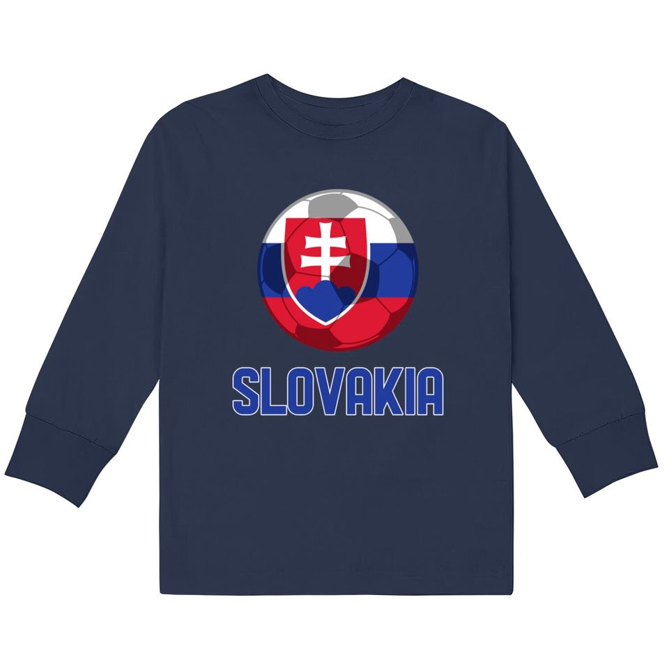 Slovakia 2021 champions soccer euro  Kids Long Sleeve T-Shirts