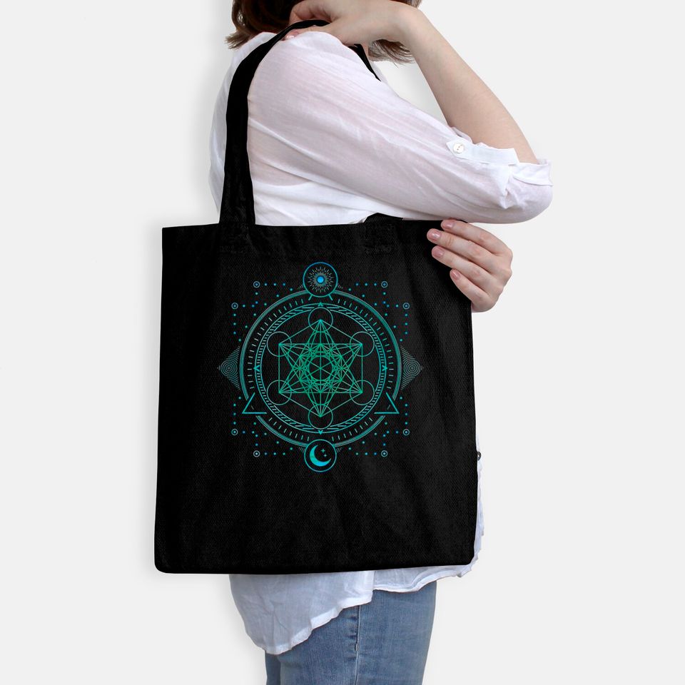 Sri Yantra Metatron Holy Cube Mandala Geometry Bags
