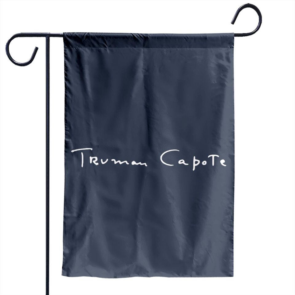 Truman Capote Signature Garden Flags