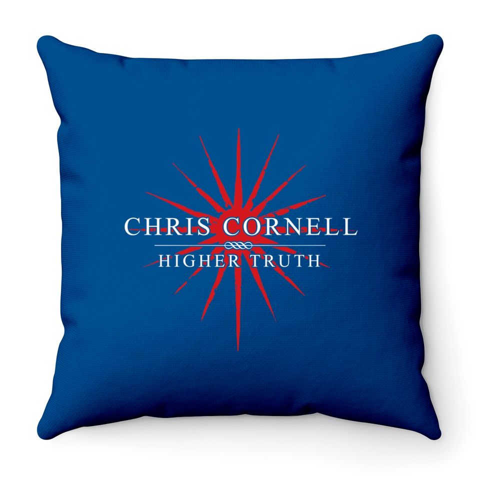 Chris Cornell Unisex Throw Pillow: Higher Truth
