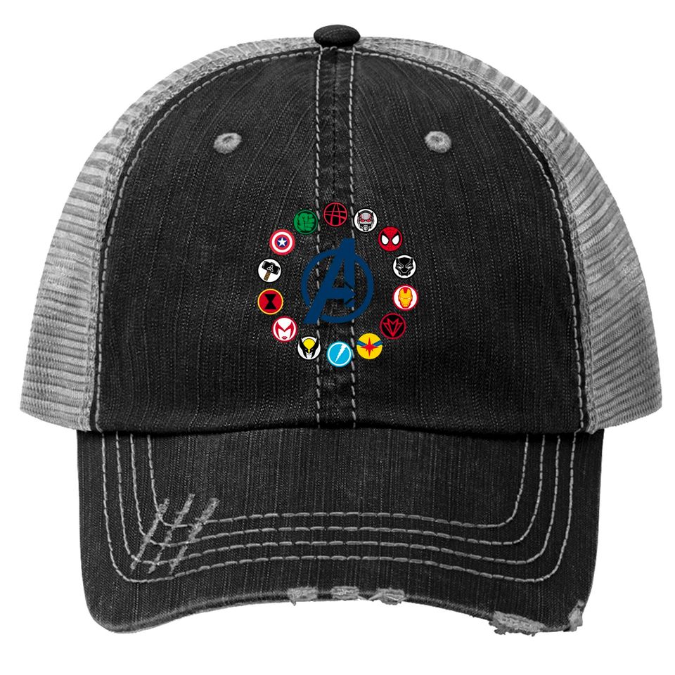 Avengers Marvel Disney Matching Family 2022 Trucker Hats
