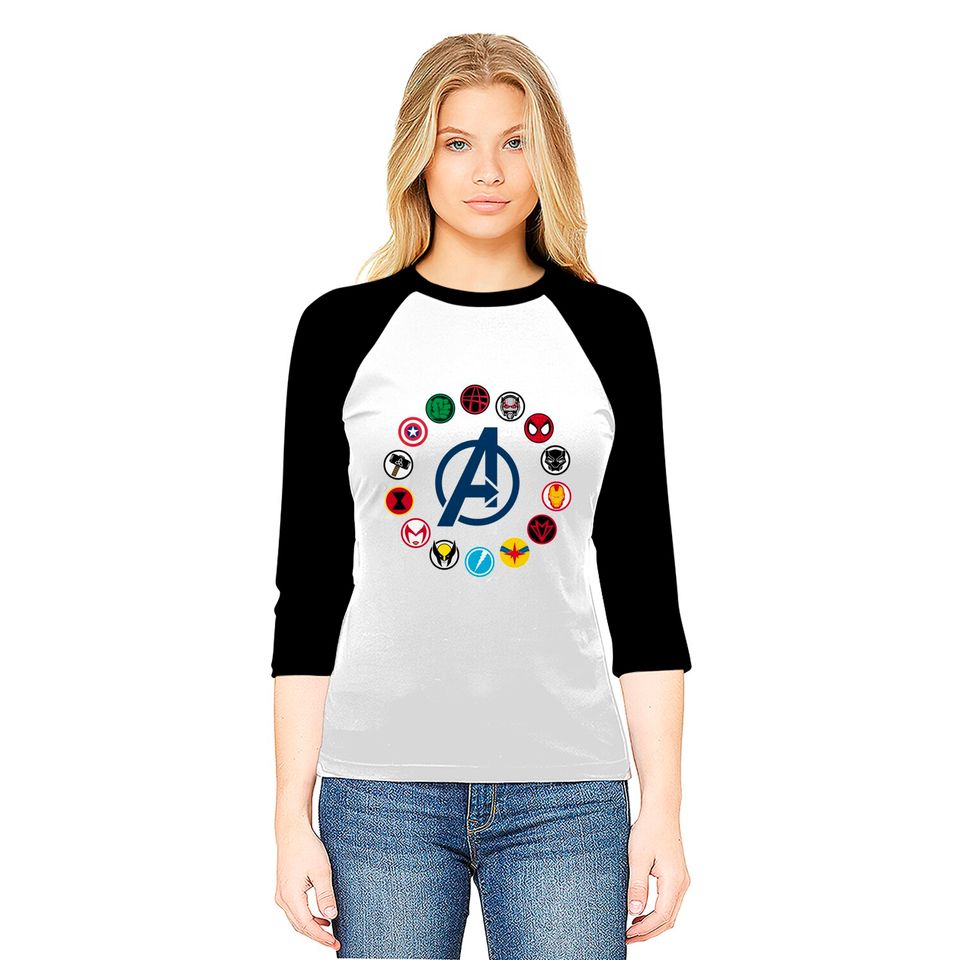 Avengers Marvel Disney Matching Family 2022 Baseball Tees