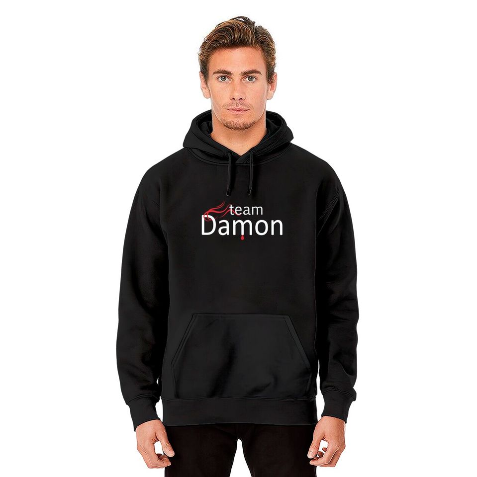 Team Damon - The vampire Hoodies