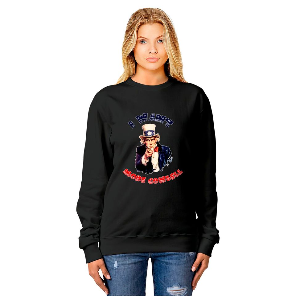 Uncle Sam Wants More Cowbell Sweatshirts