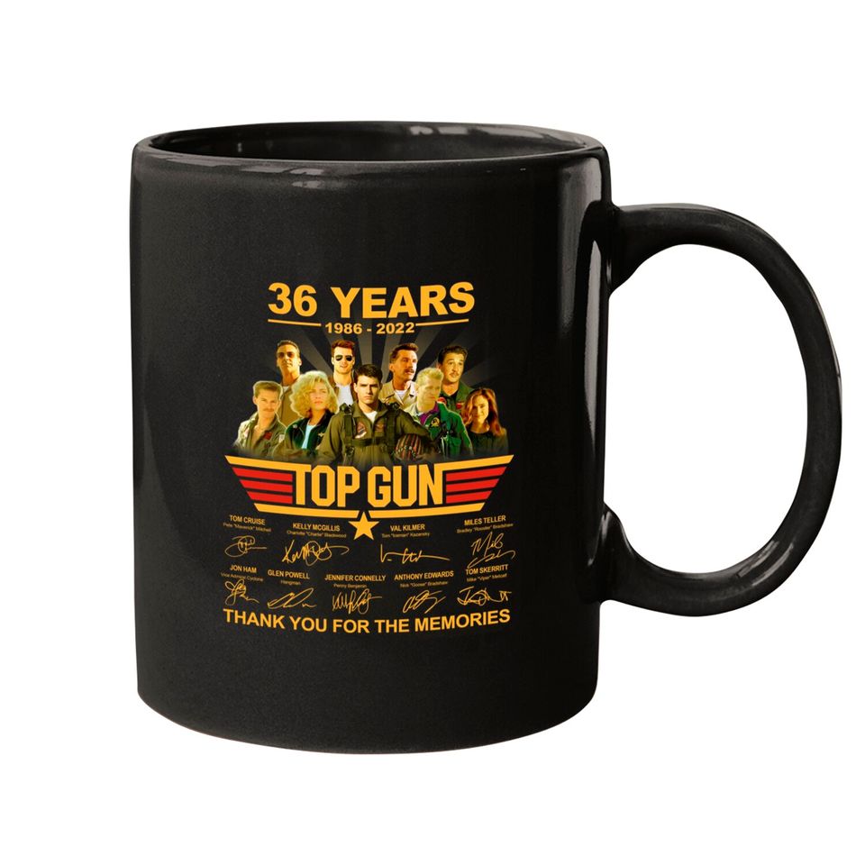 Top Gun Marverick Mug, Top Gun 36 Years 1986 2022 Mugs