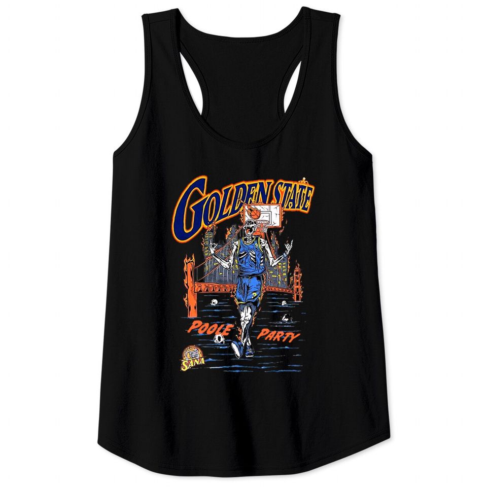 Jordan Poole Vintage 90s Style Tank Tops