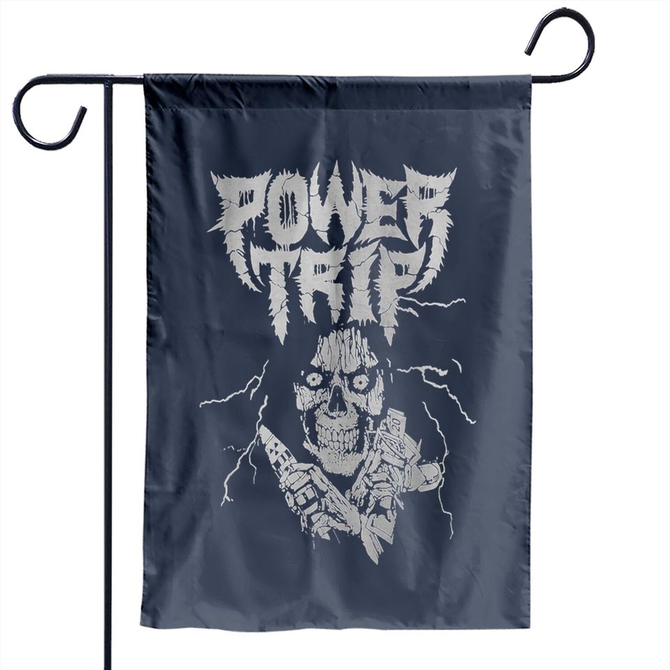 Power Trip Thrash Crossover Punk Top Gift Garden Flags