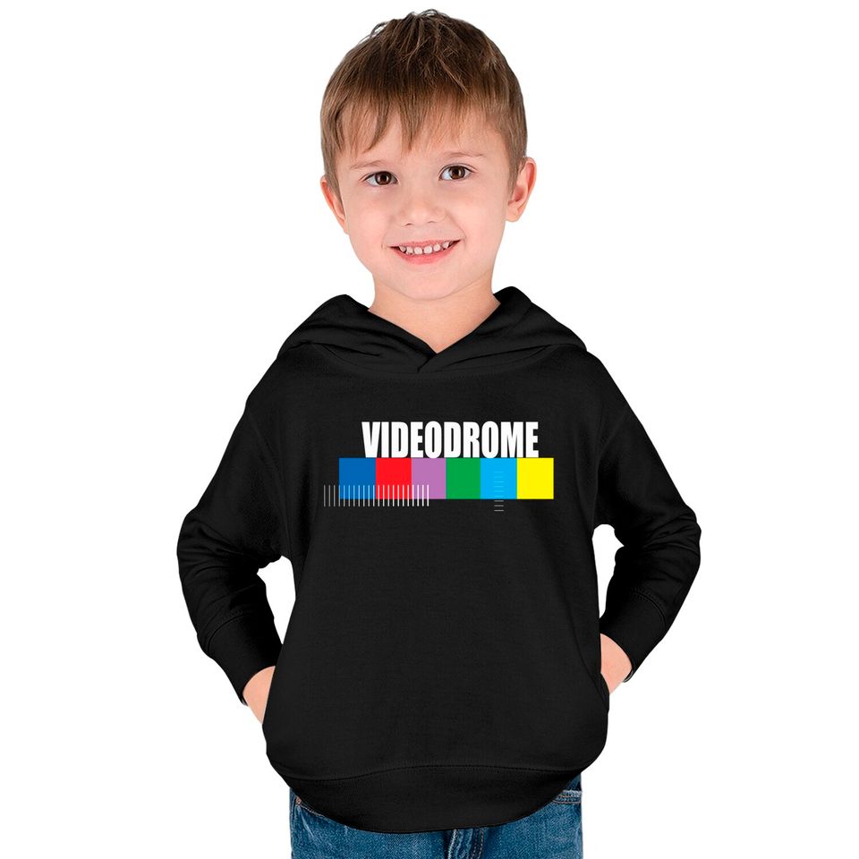 Videodrome TV signal - Videodrome - Kids Pullover Hoodies