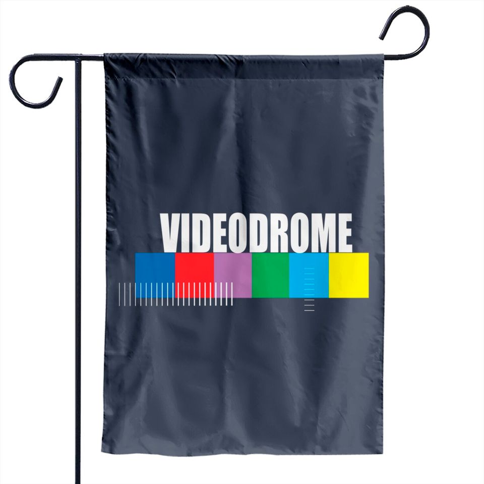 Videodrome TV signal - Videodrome - Garden Flags