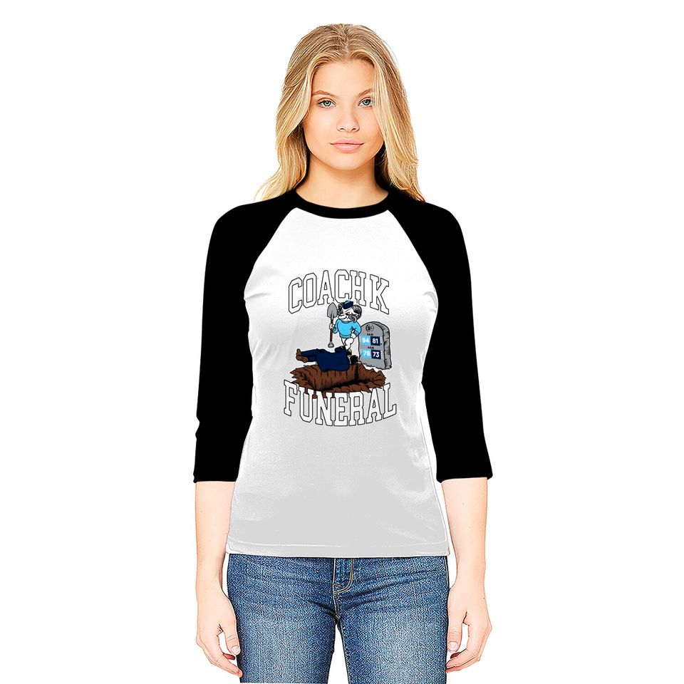 Coach K Funeral Baseball Tees, Coach K Baseball Tees
