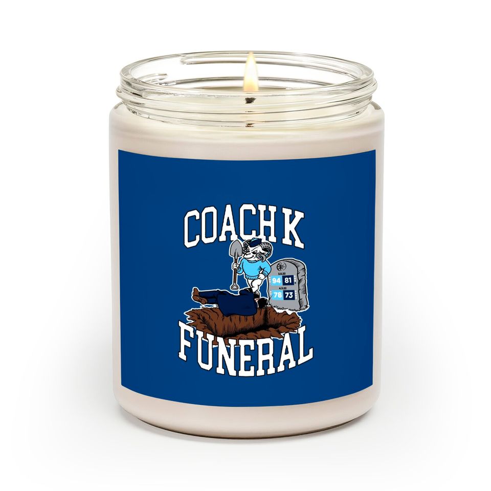 Coach K Funeral Scented Candles, Coach K Scented Candles