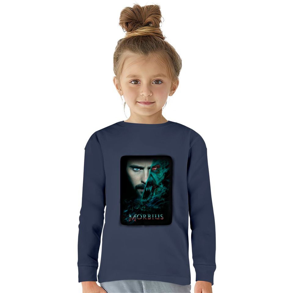Morbius 2022  Kids Long Sleeve T-Shirts, Morbius New Movie  Kids Long Sleeve T-Shirts Marvel  Kids Long Sleeve T-Shirts