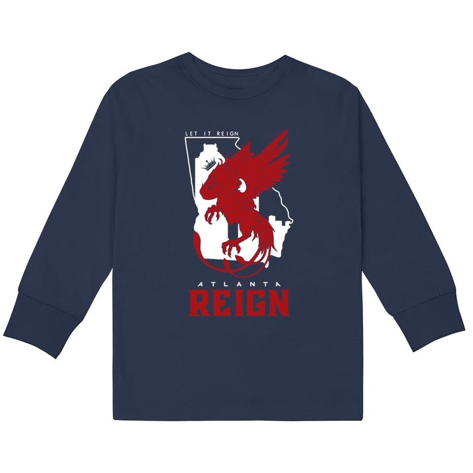 Atlanta REIGN - Atlanta -  Kids Long Sleeve T-Shirts