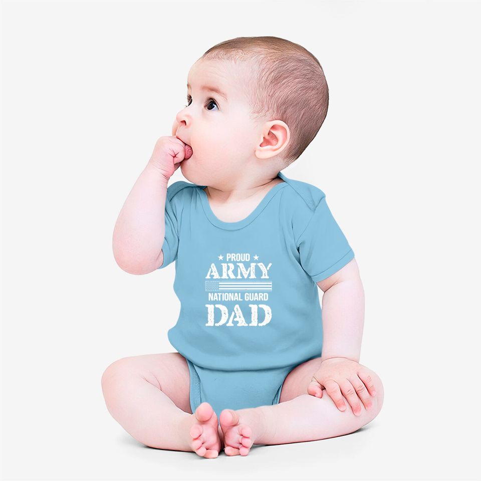 Proud Army National Guard Dad - Proud Army National Guard Dad - Onesies