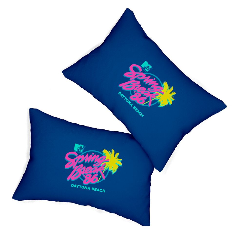 MTV Spring Break Daytona Beach Lumbar Pillows Unisex Adult Lumbar Pillows