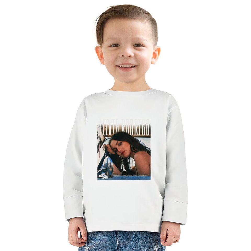 Meet Olivia Rodrigo, Olivia Rodrigo Vintage  Kids Long Sleeve T-Shirts