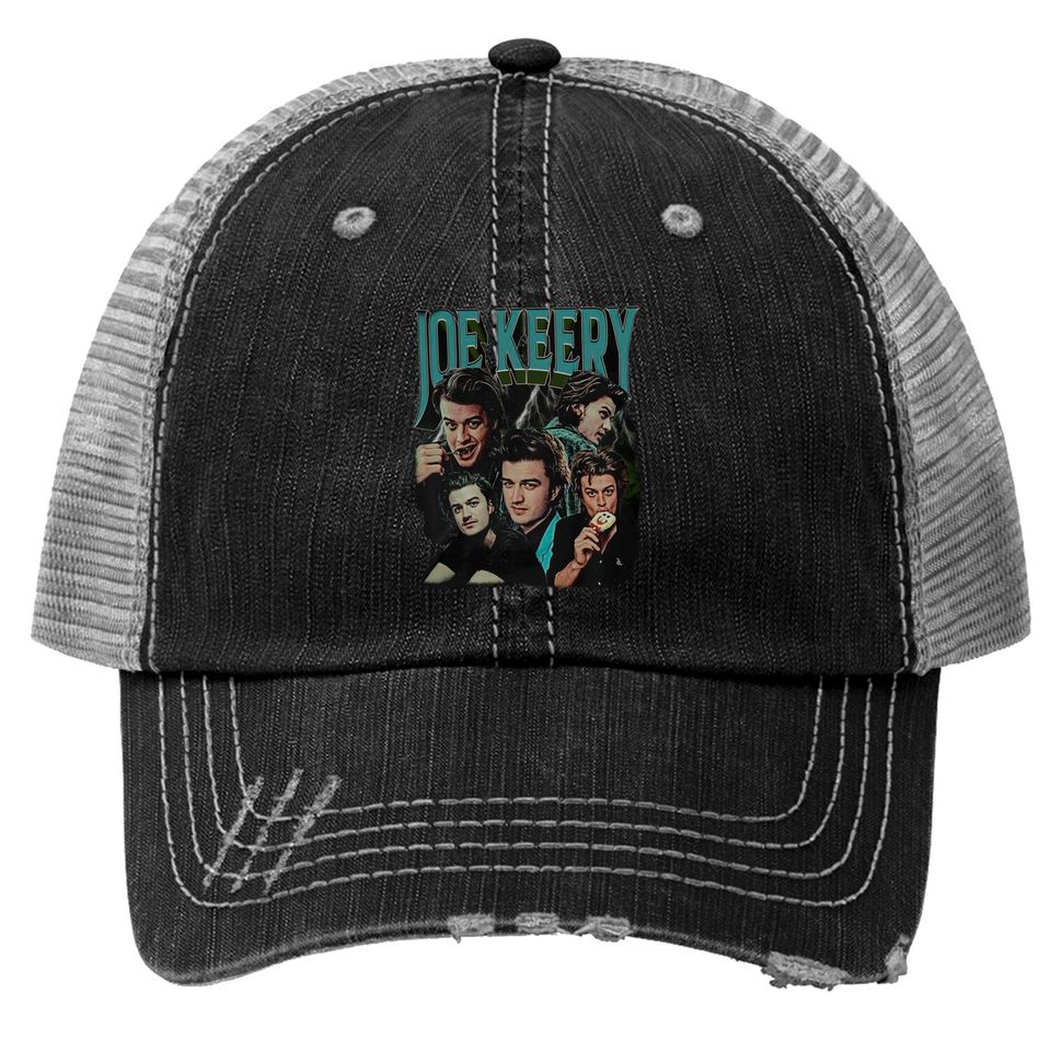 Joe Keery Trucker Hat Chris Vintage 90's Graphic Trucker Hats Kurt Kunkle Keys