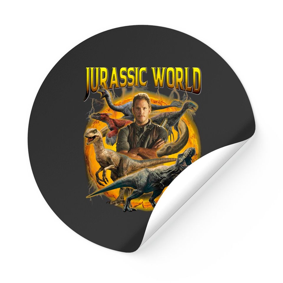 Jurassic World 3 Dominion Owen Grady Portrait Stickers Unisex Stickers Birthday Sticker