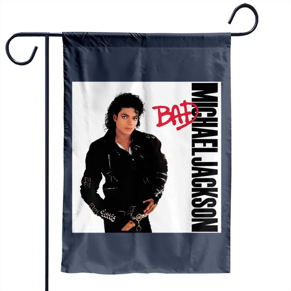 Michael Jackson Bad Album Smooth Criminal 1 Garden Flags
