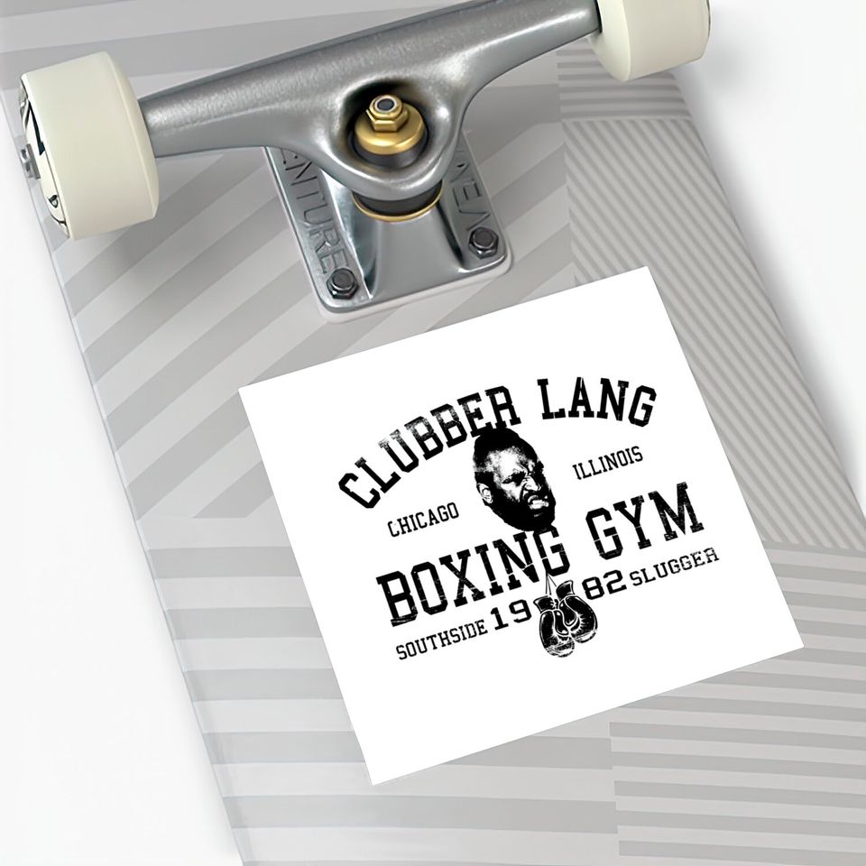 Clubber Lang Workout Gear Worn - Clubber Lang - Stickers