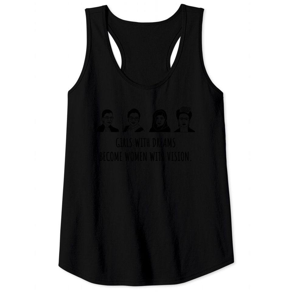 Classy Mood Girls with Dreams Tank Tops