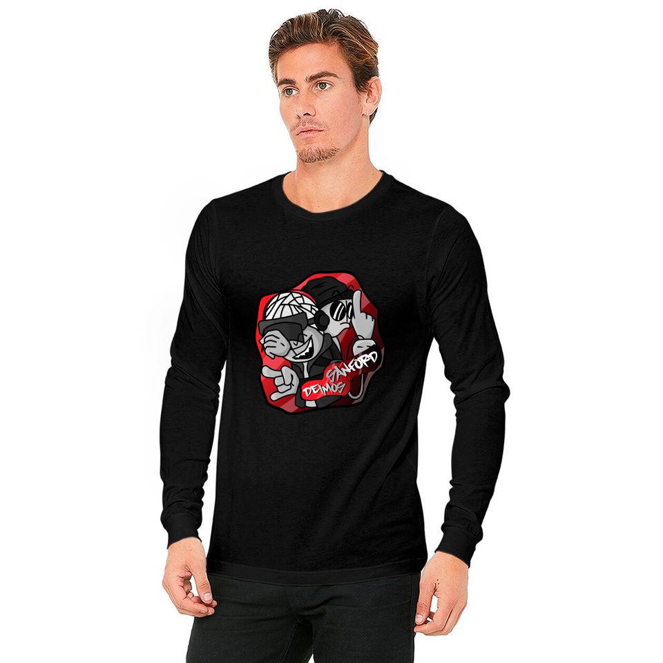 Fnf Madness Combat Deimos And Sanford Graffiti Classic Long Sleeves