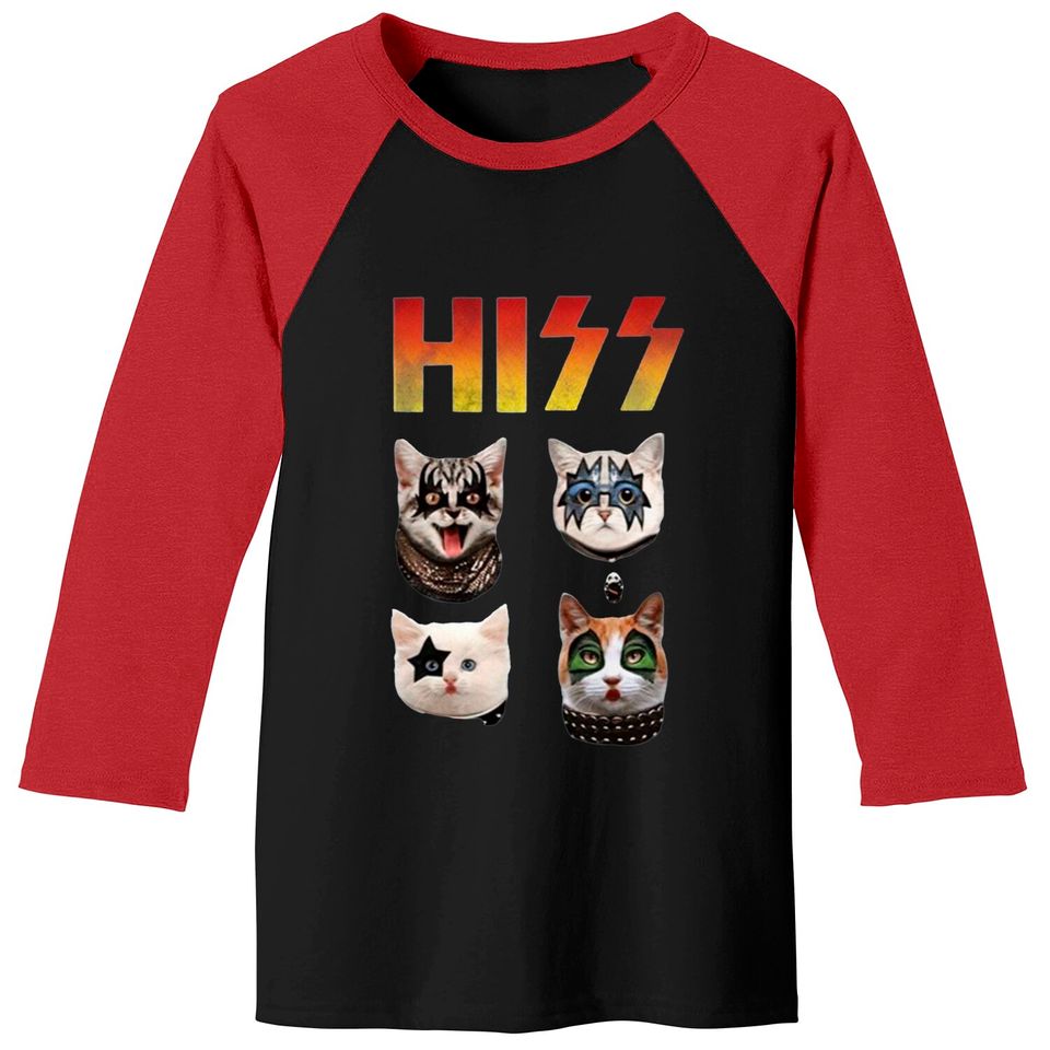 HISS Rock Band - Metal - Baseball Tees