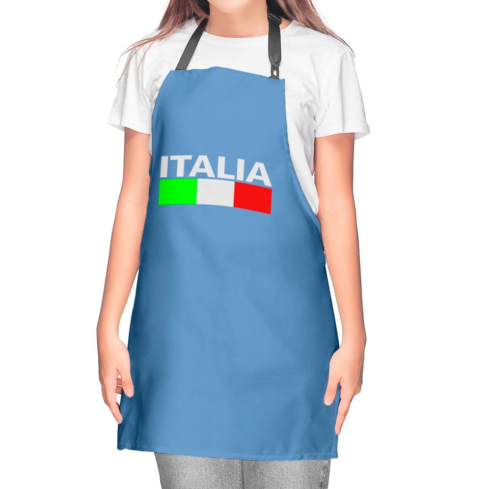Italy Italia Flag Kitchen Aprons