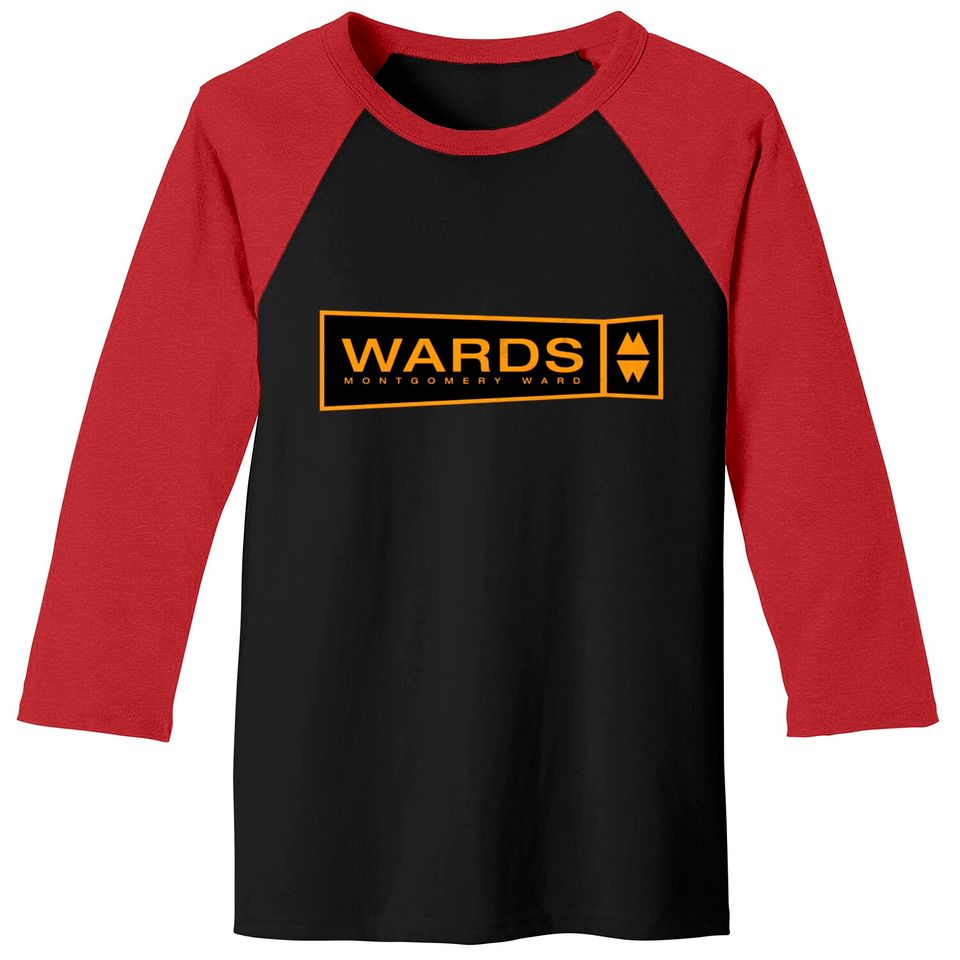 Montgomery Wards 1960s Style Logo - Montgomery Ward - Baseball Tees