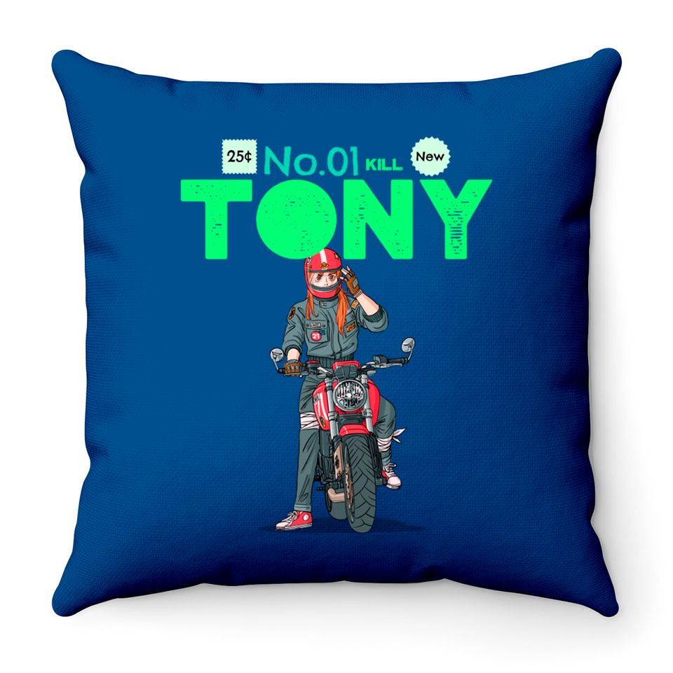 Kill Tony Anime Movie - Comedy Podcast - Throw Pillows