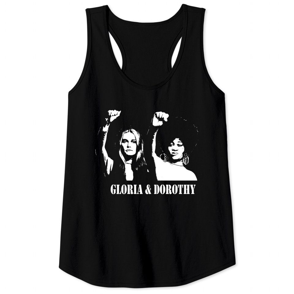 GLORIA & DOROTHY Stencil - Feminism - Tank Tops
