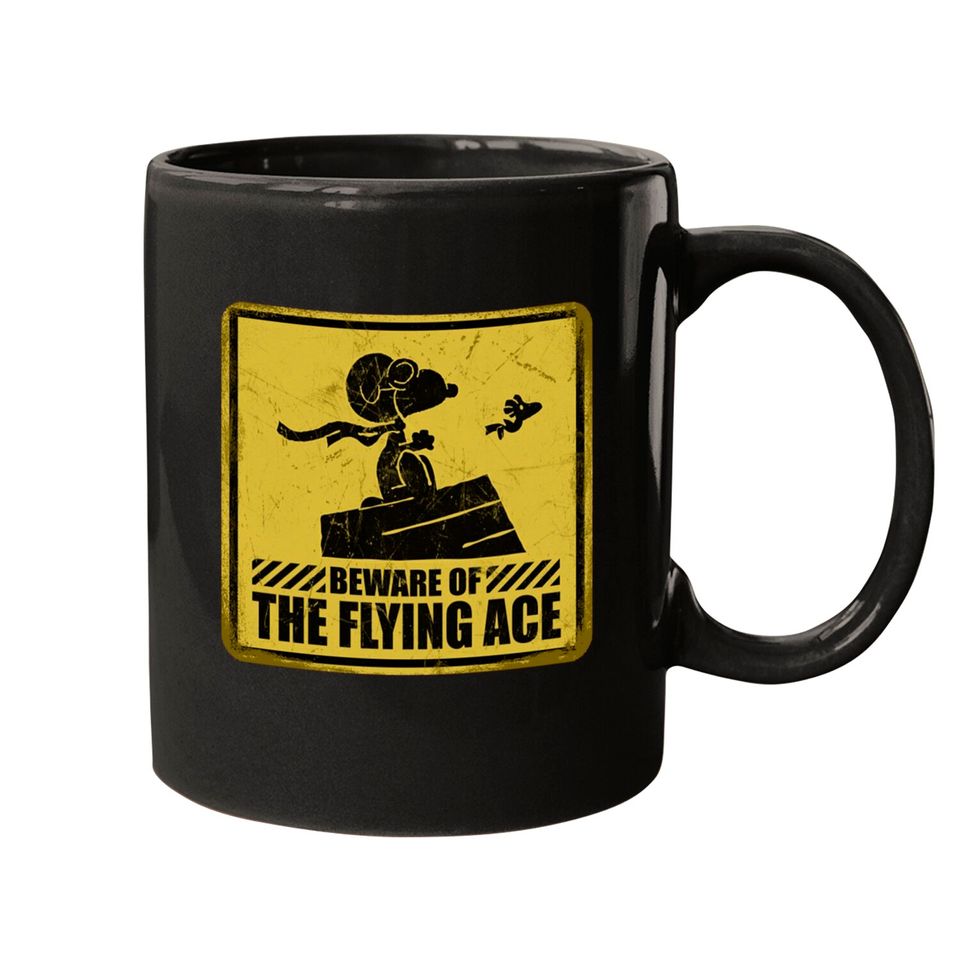 Beware of the Flying Ace - Snoopy - Mugs