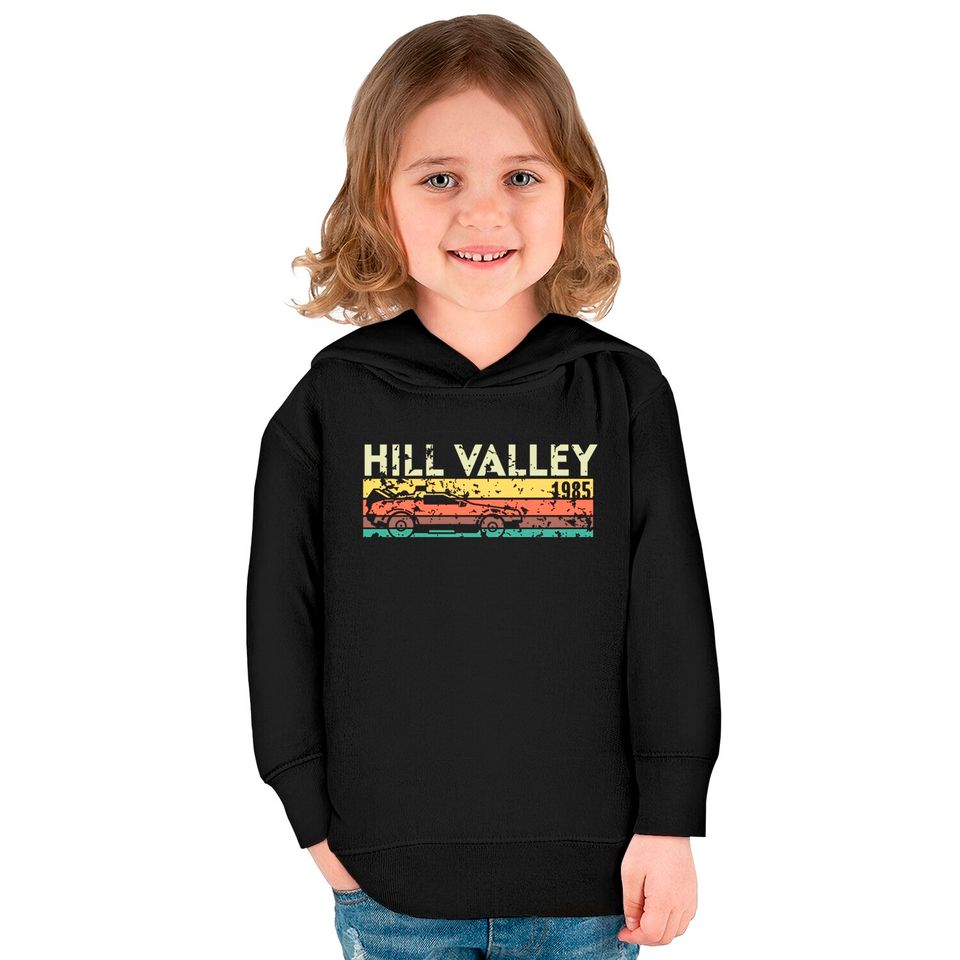 Hill Valley 1985 - Back To The Future - Kids Pullover Hoodies