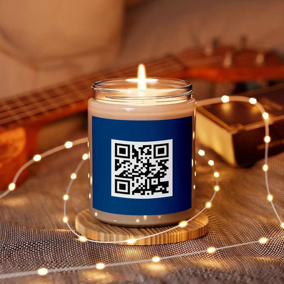 Rick Astley Rick Rolled QR Code - Rick Rolled - Scented Candles