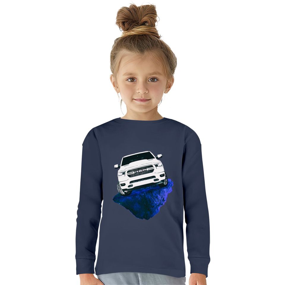 RAM pickup truck - Ram Pickup -  Kids Long Sleeve T-Shirts