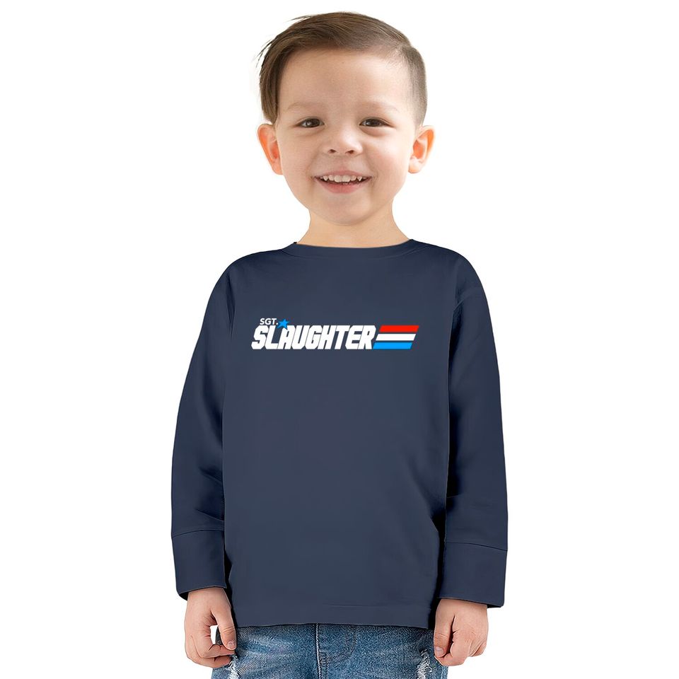 Sgt. Slaughter - Sgt Slaughter -  Kids Long Sleeve T-Shirts